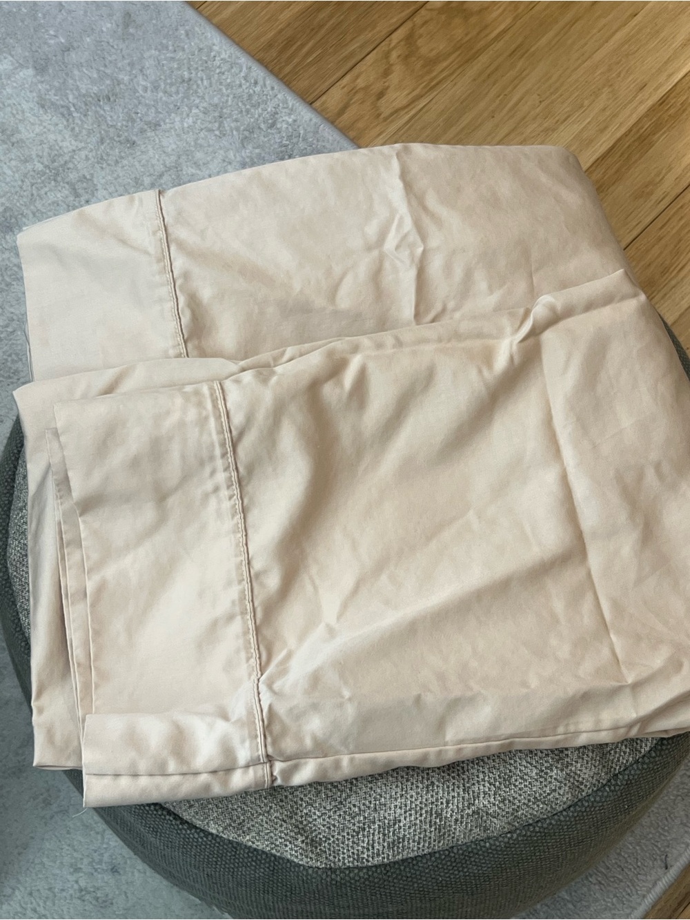 2 Kirkland Signature queen pillow cases